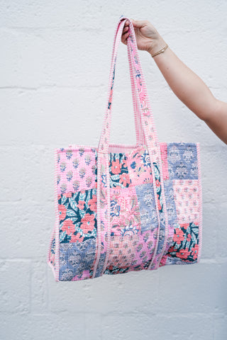 Petal Grove Patchwork Tote