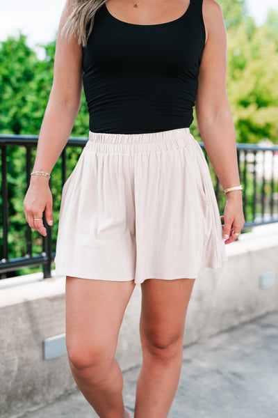 Quiet Moments Relaxed Short - Taupe