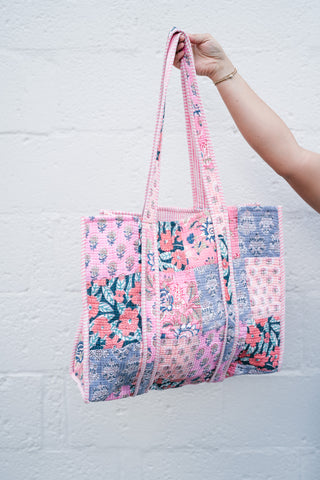 Petal Grove Patchwork Tote