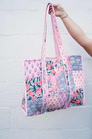 Petal Grove Patchwork Tote