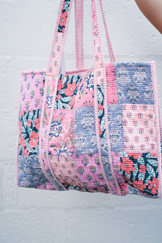 Petal Grove Patchwork Tote
