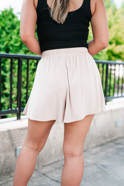Quiet Moments Relaxed Short - Taupe