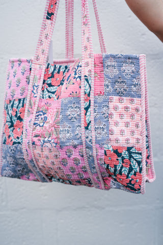 Petal Grove Patchwork Tote