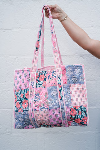 Petal Grove Patchwork Tote