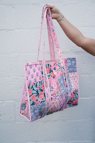 Petal Grove Patchwork Tote