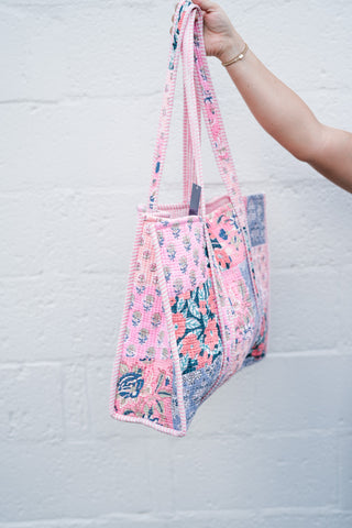 Petal Grove Patchwork Tote
