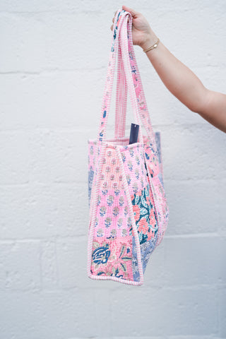Petal Grove Patchwork Tote