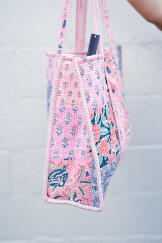 Petal Grove Patchwork Tote