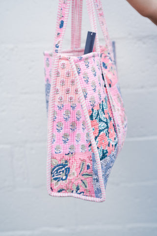 Petal Grove Patchwork Tote