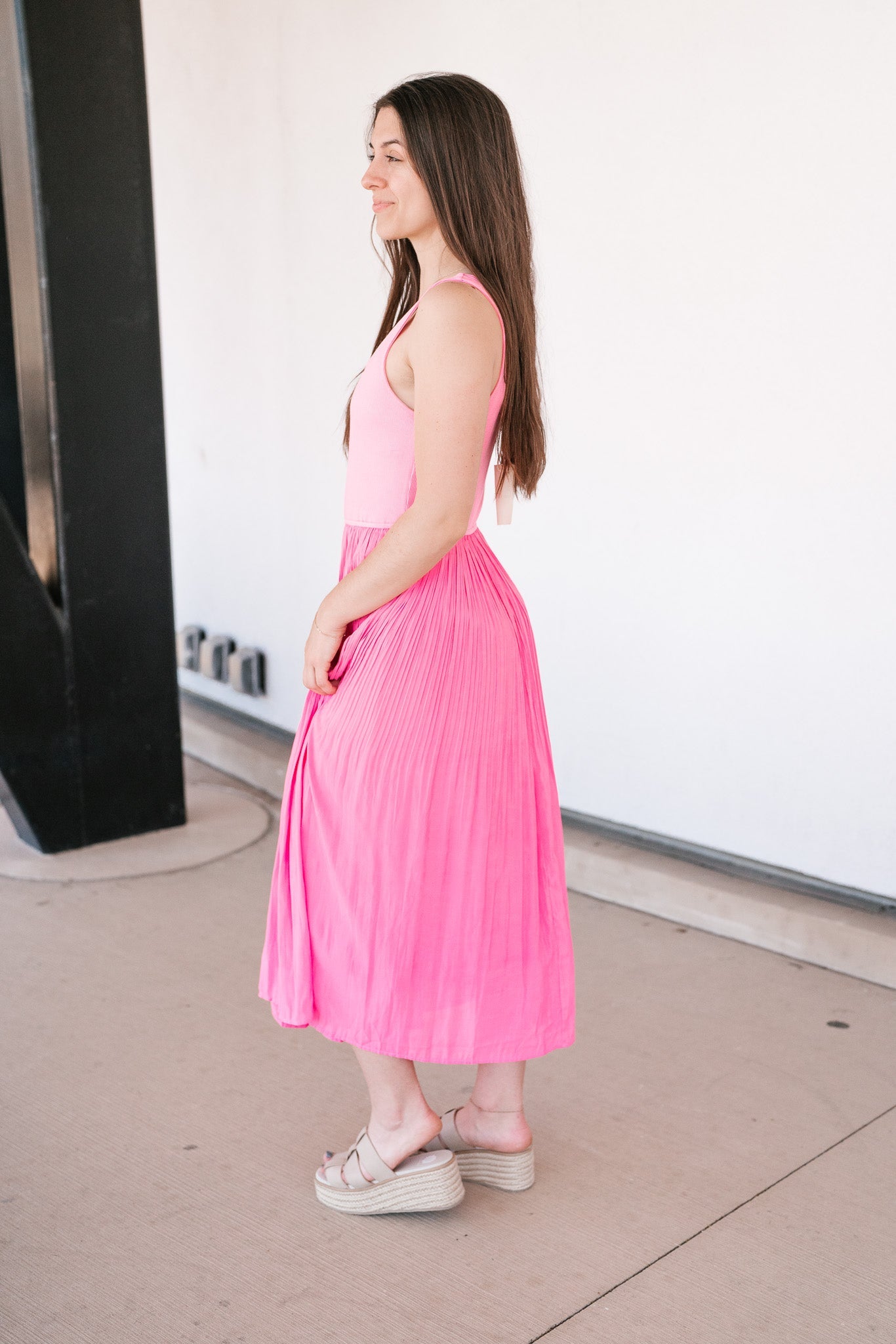 Simply Stunning Maxi Dress - Pink