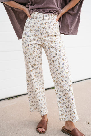 Wildflower Lane Floral Jean