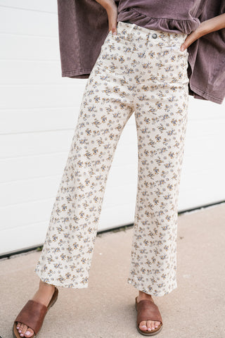 Wildflower Lane Floral Jean