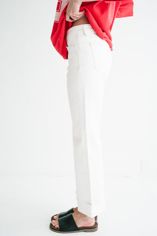 Lovervet Ally High Rise Cuffed Wide Leg Jeans