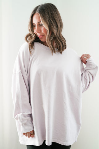 Effortless Comfort Oversized Knit Pullover Top