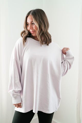 Effortless Comfort Oversized Knit Pullover Top