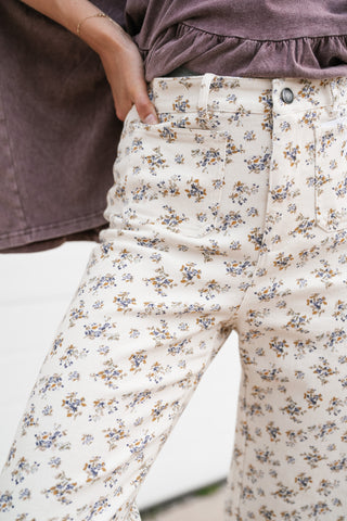 Wildflower Lane Floral Jean