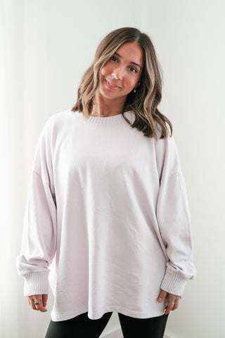 Effortless Comfort Oversized Knit Pullover Top