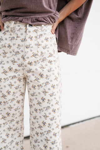 Wildflower Lane Floral Jean
