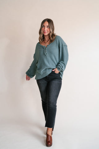 We The Free Montreal Oversized Thermal Henley