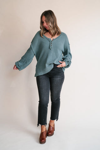 We The Free Montreal Oversized Thermal Henley