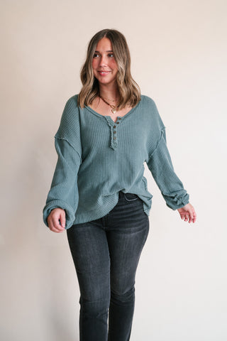 We The Free Montreal Oversized Thermal Henley
