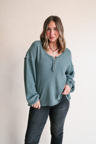 We The Free Montreal Oversized Thermal Henley
