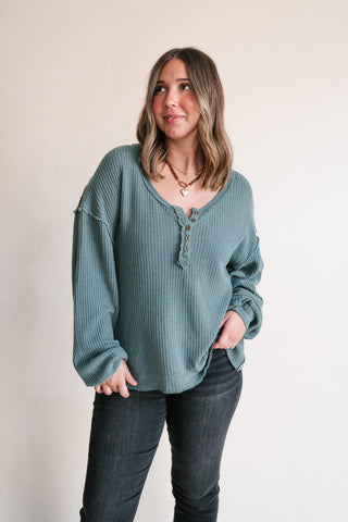 We The Free Montreal Oversized Thermal Henley
