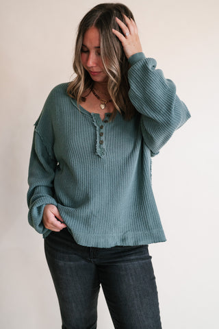 We The Free Montreal Oversized Thermal Henley