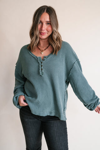 We The Free Montreal Oversized Thermal Henley
