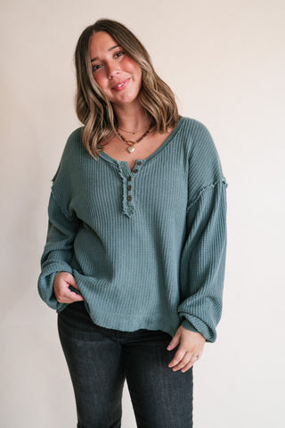 We The Free Montreal Oversized Thermal Henley
