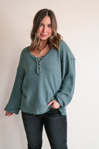 We The Free Montreal Oversized Thermal Henley