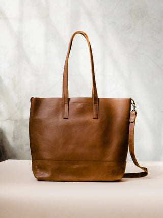 Able Abera Crossbody Tote - Whiskey