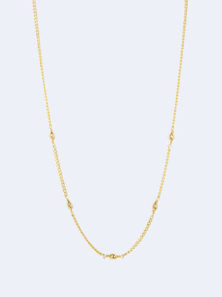 Able Nora Curb Chain Necklace: Gold-filled