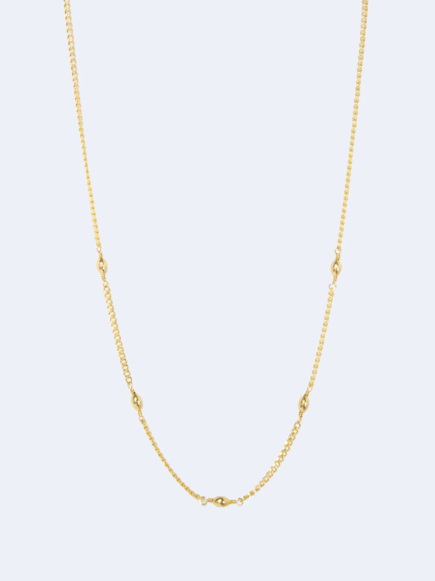 Able Nora Curb Chain Necklace: Gold-filled