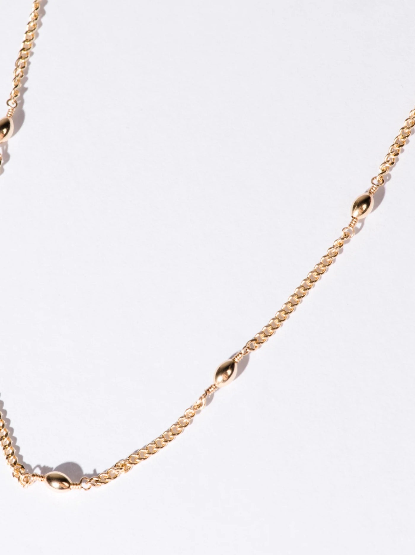 Able Nora Curb Chain Necklace: Gold-filled