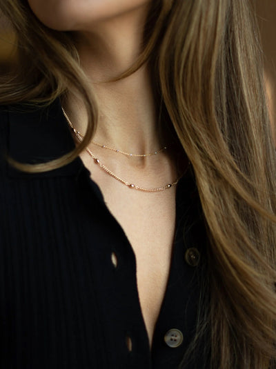 Able Nora Curb Chain Necklace: Gold-filled