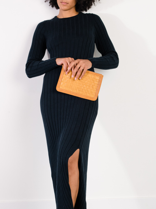 ABLE Nesmia Basketweave Clutch