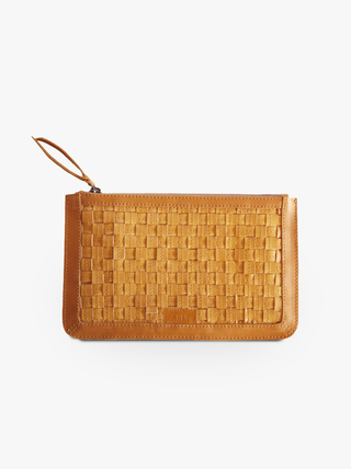 ABLE Nesmia Basketweave Clutch