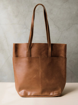 Able Selam Magazine Tote - Whiskey