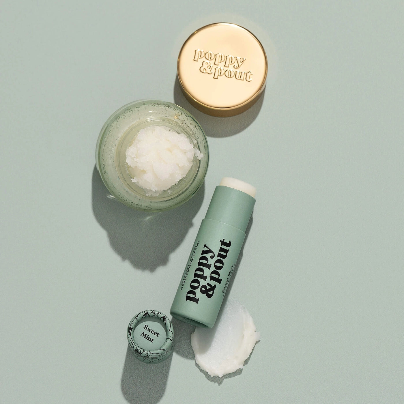 Poppy & Pout Lip Care Duo - Sweet Mint