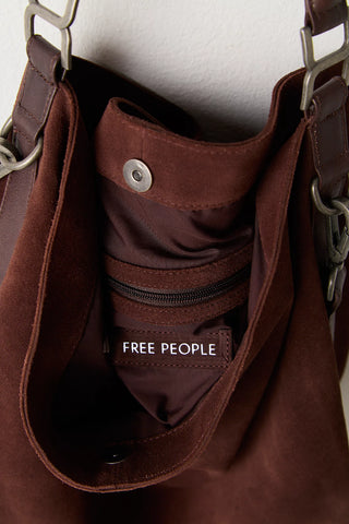 Free People Suzie Suede Slouchy Tote Bag