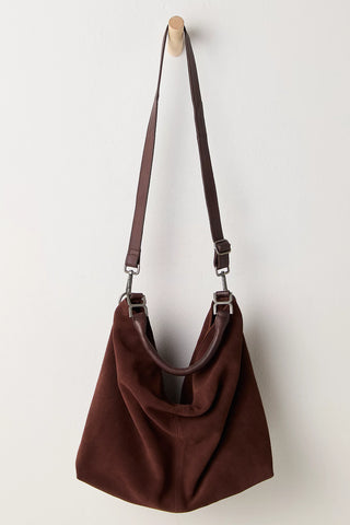 Free People Suzie Suede Slouchy Tote Bag