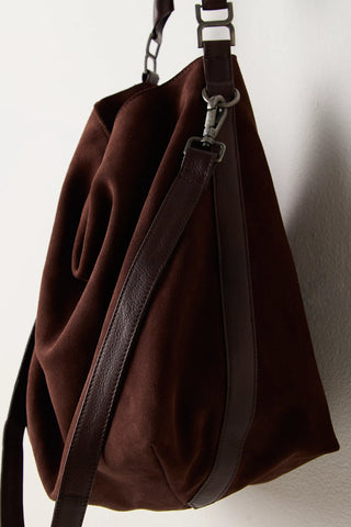 Free People Suzie Suede Slouchy Tote Bag