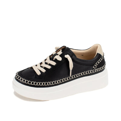 Eloise Platform Sneaker - Black