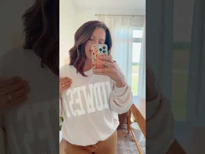 Midwest Graphic Ribbed Crewneck