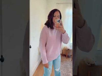 Lavender Girl Sweater Top