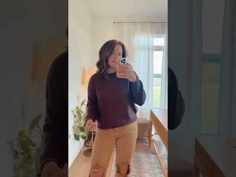 Fall Bliss Era Knit Sweater - Deep Plum