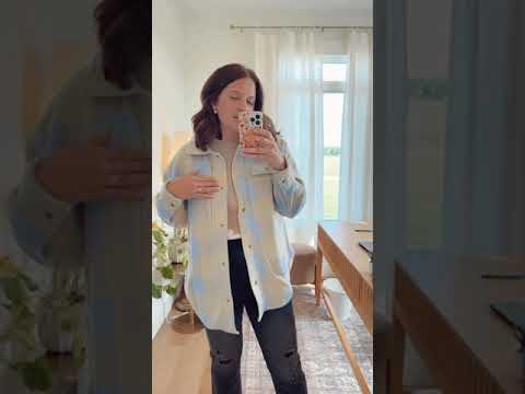 Gracie Lavender Plaid Shacket