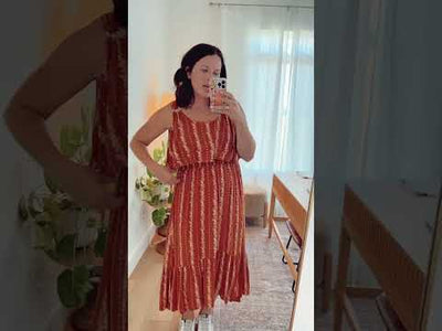 Golden Hour Wide Strap Maxi Dress