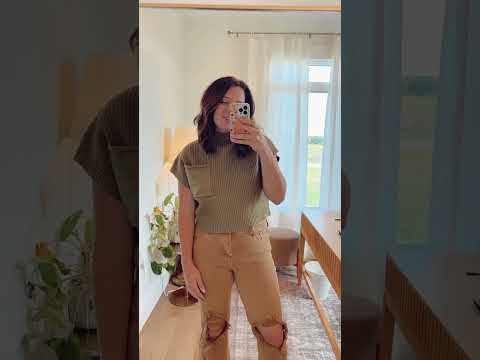 The Perfect Knit Short Sleeve Top - Olive